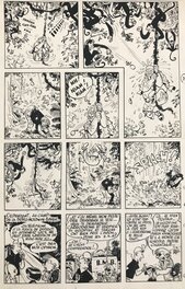 Jijé - Blondin et Cirage p25 T8 - Planche originale