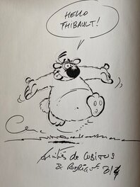 Rodrigue, illustration originale, Cubitus, "L'École des Chiens".