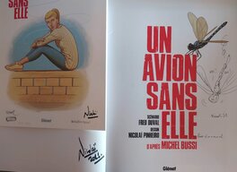 Dedicace de Fred Duval en 2021 et ex-libris Bulles en tête signé Dedicace de Fred Duval en 2021 et ex-libris Bulles en tête signé