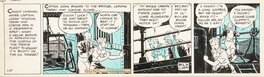 Milton Caniff - Terry et les Pirates . Strip du 27 janvier 1936 . - Comic Strip