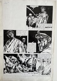 Planche originale - MORT CINDER AUX THERMOPYLES