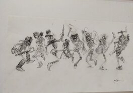 René Follet - La danse des pirates - Original art