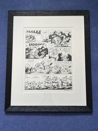 Michel Gaudelette - Gaudelette, guerres tribales pl4 - Planche originale