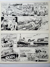 Gérald Forton - UNE AVENTURE DE TIGER JOE   CEUX DE LA MIREVA - Planche originale