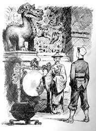 Pierre Joubert - Les Tigres de Chaï-Fang - Original Illustration