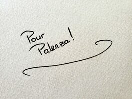 Petite dédicace au dos Petite dédicace au dos