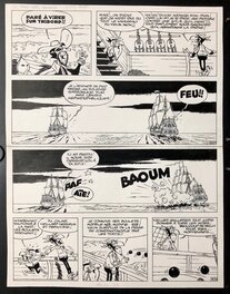 Marcel Remacle - Le trois-mâts fantôme - Planche originale