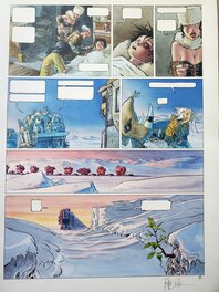 Jean-Baptiste Andréae - TERRE MECANIQUE  T2 ANTARTICA    couleur directe - Planche originale