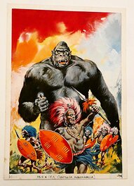 Primo Marcarini - King Kong (Occident) Titre : La naissance d'un monstre !  tome 1 pour la version française - Planche originale