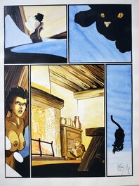 Eric Lenaerts - planche originale   couleur directe - Comic Strip