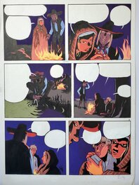 Pierre Bailly - LA MARE AU DIABLE    couleur directe - Planche originale