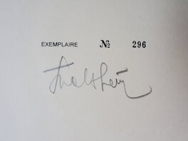 Exemplaire 296/300 signé FWalthéry Exemplaire 296/300 signé FWalthéry