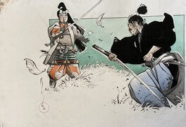 Michetz - Le duel - Illustration originale