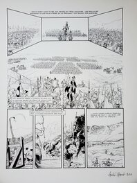 André Houot - LE KHAN - Planche originale