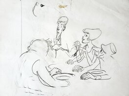 Crayonné au dos de la feuille Crayonné au dos de la feuille