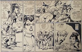 Planche originale - Star Hawks - Strip du 30 Décembre 1977