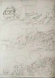 Crayonné au dos de la planche Crayonné au dos de la planche