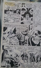 Don Heck - Champions #2. Hercules; Black Widow; Ghost Rider;  Iceman; Angel - Planche originale