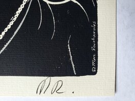 Ex-Libris signé : M R .