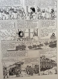 André Osi - André Osi, planche originale, Napoléon, "La conquête lombarde". - Comic Strip