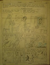 Bill Molno - Bill Molno prelim layout - Comic Strip