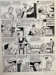 Eddy Paape - Eddy Paape, planche originale, Luc Orient, "le secret des 7 lumières". - Comic Strip
