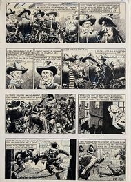 Étienne Le Rallic - Etienne Le Rallic, planche originale, Capitaine Flamberge". - Planche originale