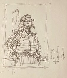 Robert Gigi - Robert Gigi, illustration originale, Ugaki, le Samouraï. - Œuvre originale