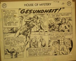 Morris Waldinger - House of Mystery # 37 - Planche originale