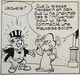 Jean Chakir - Jean Chakir, case originale, Séraphin et Angelure. - Comic Strip