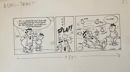 Jean Chakir - Jean Chakir, planche originale, Monsieur Splaf, Jour de Pâques. - Comic Strip