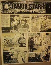 Francisco Solano Lopez - Junus Stark escape artist Valiant UK - Planche originale