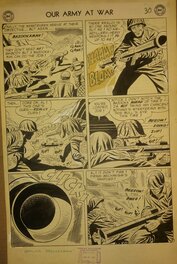 Jerry Grandenetti inked by Sachs - Our Army at War #33 - Planche originale