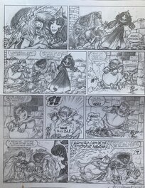 Philippe Luguy - Philippe Luguy, planche originale, La magicienne des eaux profondes. - Comic Strip
