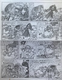 Philippe Luguy, planche originale, "La Magicienne des Eaux Profondes".