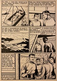 Comic Strip - Raoul Giordan, planche originale, METEOR, "le Virus Timéo".