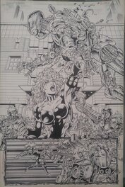 Rich Buckler - Neil Gaiman's Lady Justice #1 1996 - Planche originale