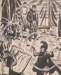 Milton Caniff - Great Prince -Steve Canyon- fragment - Planche originale