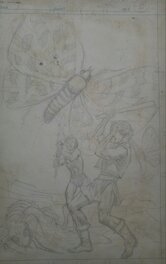 Luis Dominguez - Dagar the Invincible Cover - Planche originale