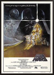 L'affiche Originale du STAR WARS 1 , Film de George Lucas de 1977