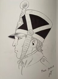 Jeronaton - Jean Torton/Jeronaton, illustration originale, Soldat d'empire. - Illustration originale