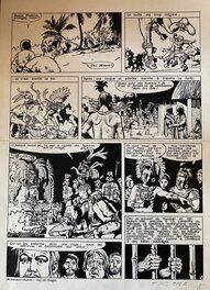 Jeronaton - Jean Torton/Jeronaton, planche originale, "Les conquérants du Mexique". - Comic Strip