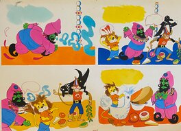 ORTF - ORTF, O.r.t.f Titus, le Petit Lion. - Planche originale