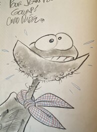 Curd Ridel, illustration originale, le Gowap, "Un Amour de Gowap".