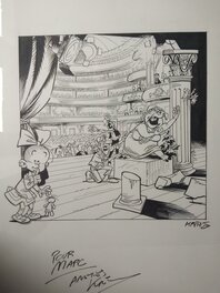 Jean-Marc Krings - Bob et Bobette - Original Illustration