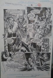 Geof Isherwood - Conan the Savage #5, Swords of Zamakland - Planche originale