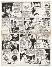 Jean Giraud - Jean GIRAUD - Blueberry - Tonnerre à l'ouest - planche originale 38 - Comic Strip