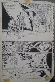 Alan Kupperberg - Iceman #1 Marvel - Planche originale