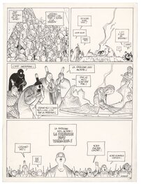 Comic Strip - Moebius - La déesse - planche originale 79