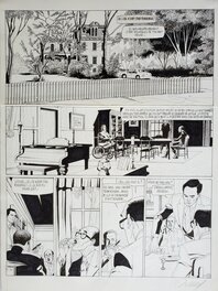 Renaud - JESSICA BLANDY   T11 TROUBLE AU PARADIS - Planche originale